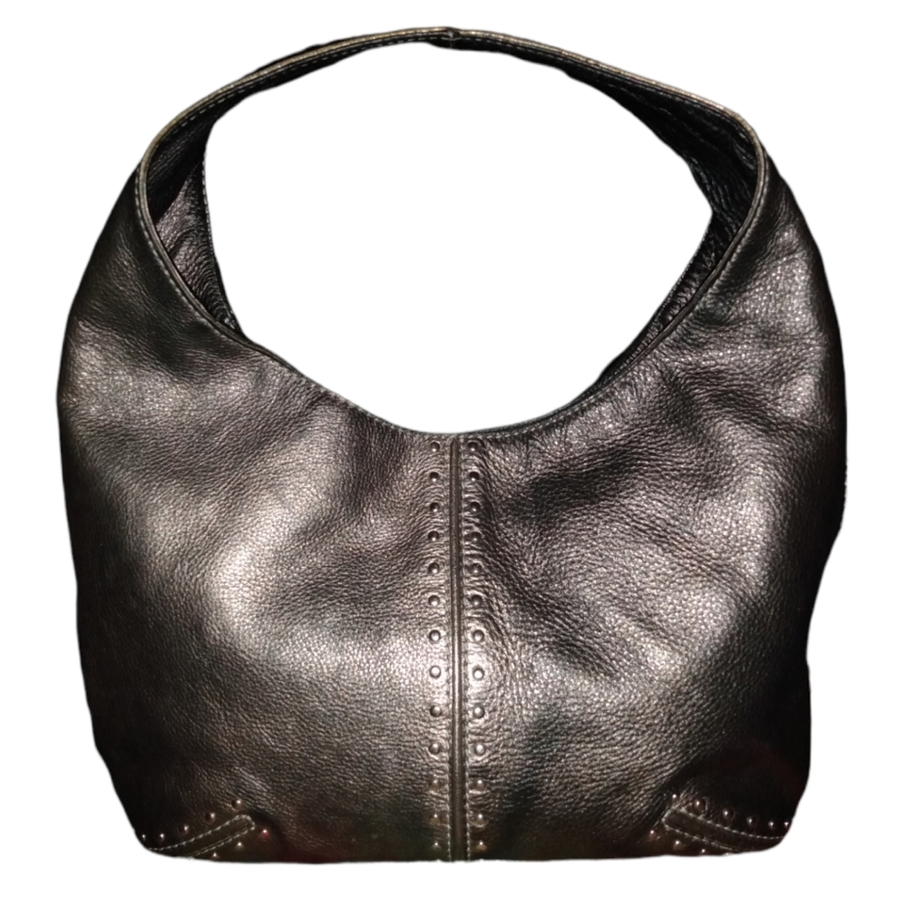 Michael Kors Gunmetal Silver Hobo Bag